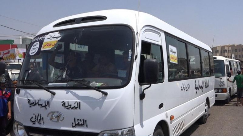 د داعشيانو د بسونو بند پاتې کاروان د سوریې دیر الزور ته رسیدلی