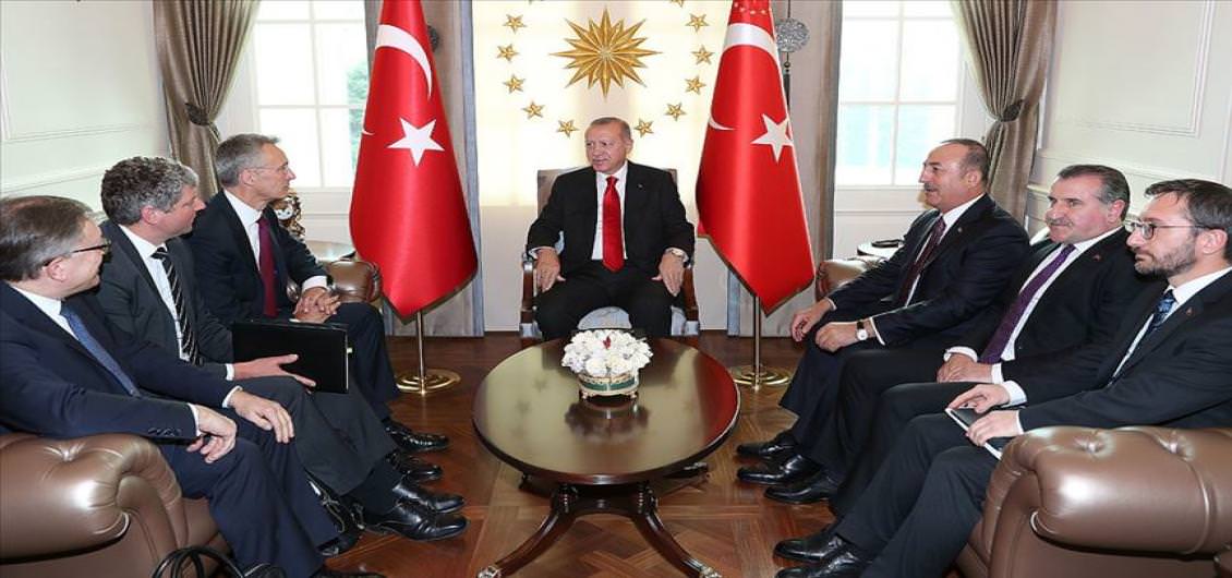 ولسمشر اردوغان د ناټو مشر ( ینس سټولټنبرګ ) سره لیدلي دي