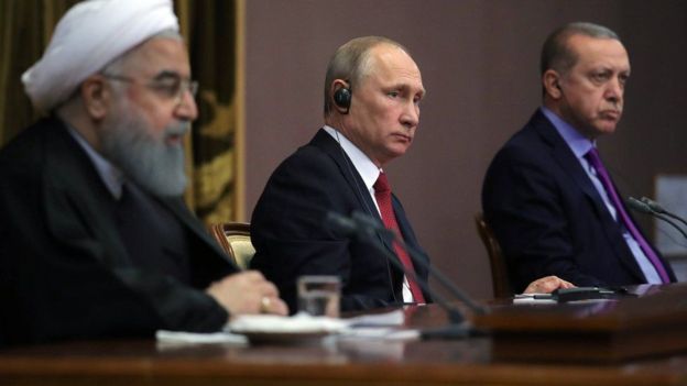 پوتین، اردوګان او روحاني د سوريې لپاره د سولې کنګرې پر جوړولو هوکړه کړې