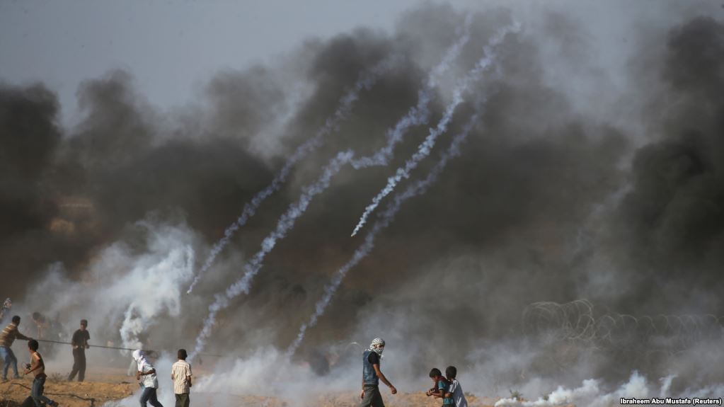اسرائيلي ځواکونو په غزې تړانګه کې ۷ فلسطينيان وژلي او ۱۴۰ يې ټپيان کړي دي