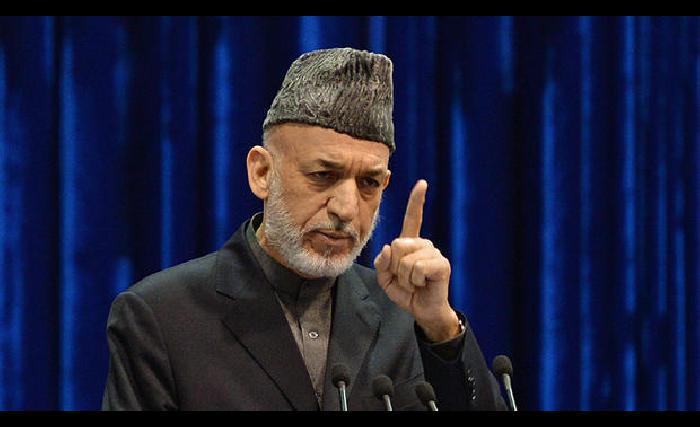 په اچين کې د امريکا لخوا د لوی بم د کارولو په هکله د حامد کرزي اعلاميه