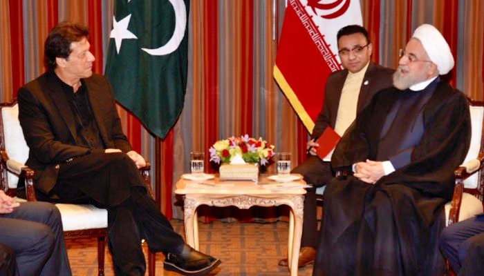 عمران خان د حسن روحاني سره ولیدل